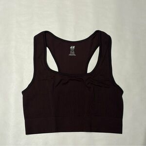H&M | Seamless Sports Bra - Plum